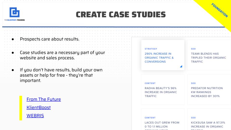 create case studies